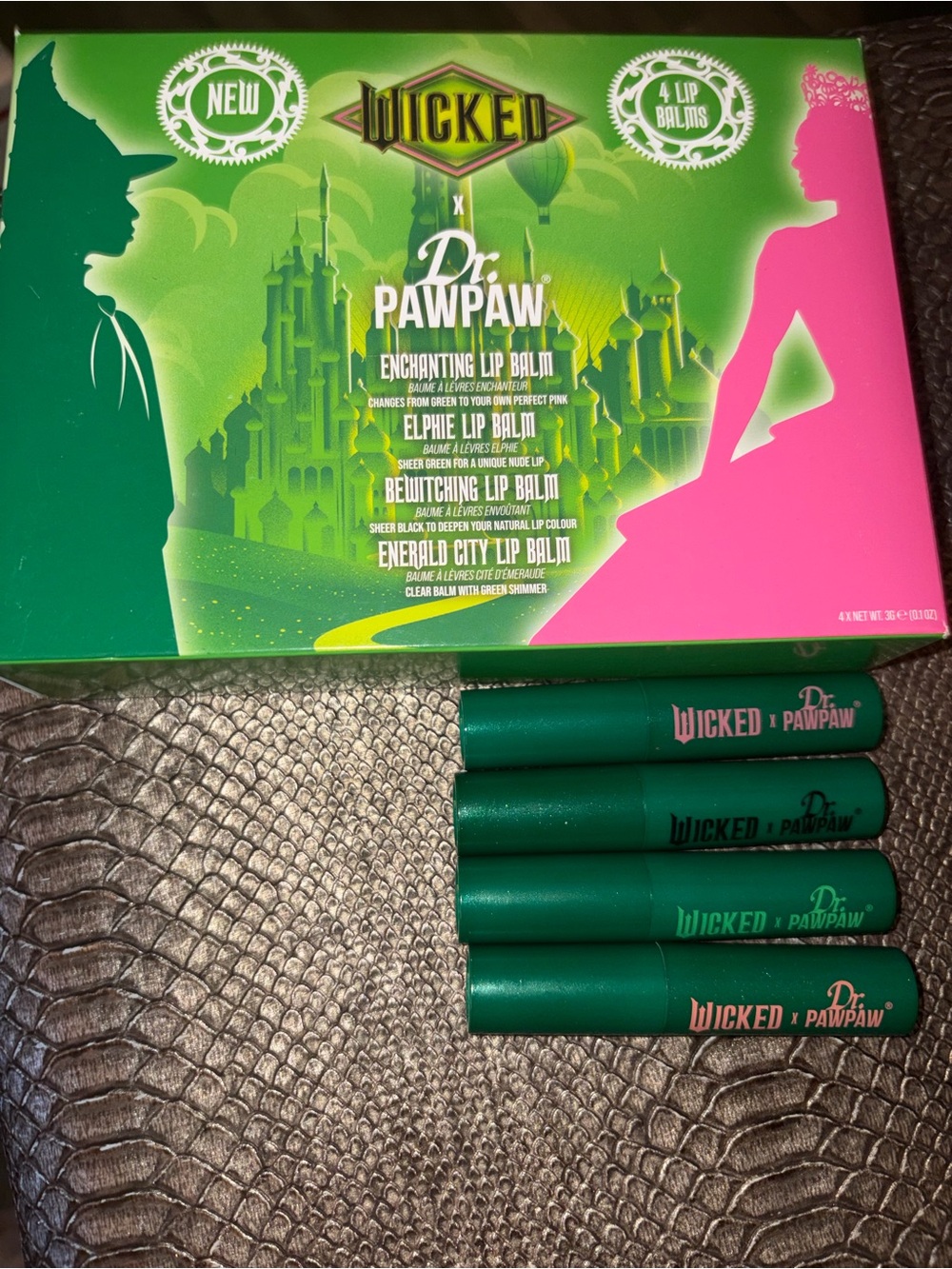 Emerald City Green Lip Balm Set